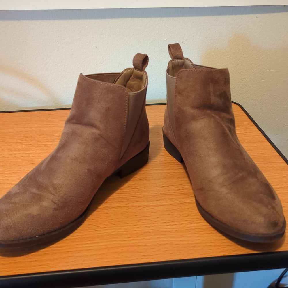 Women's Brown Suede Ankle Boots